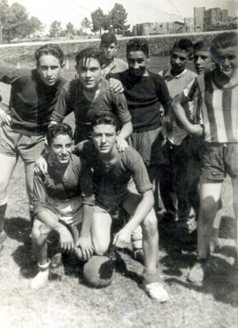 1951 - Posando en los entrenamientos